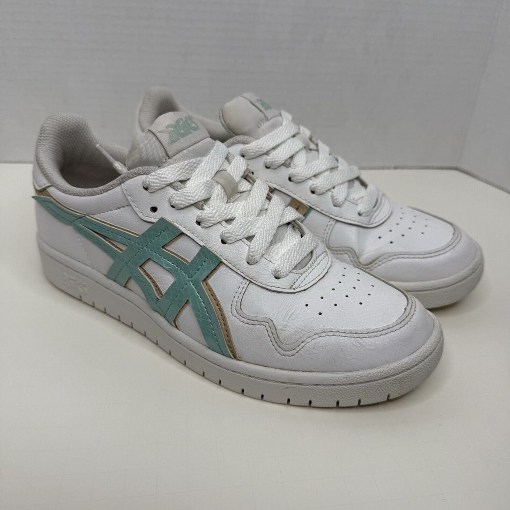 ASICS Women's Japan S 'White Mint Green' Fish Scale Size 6.5 Style 1202A293-100‎